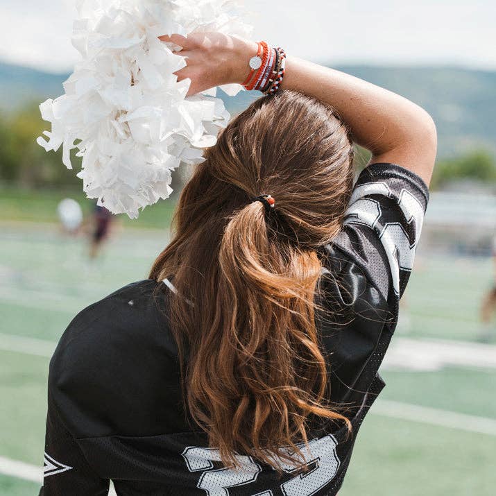 Hair Tie + Bracelet - Game Day (Red)