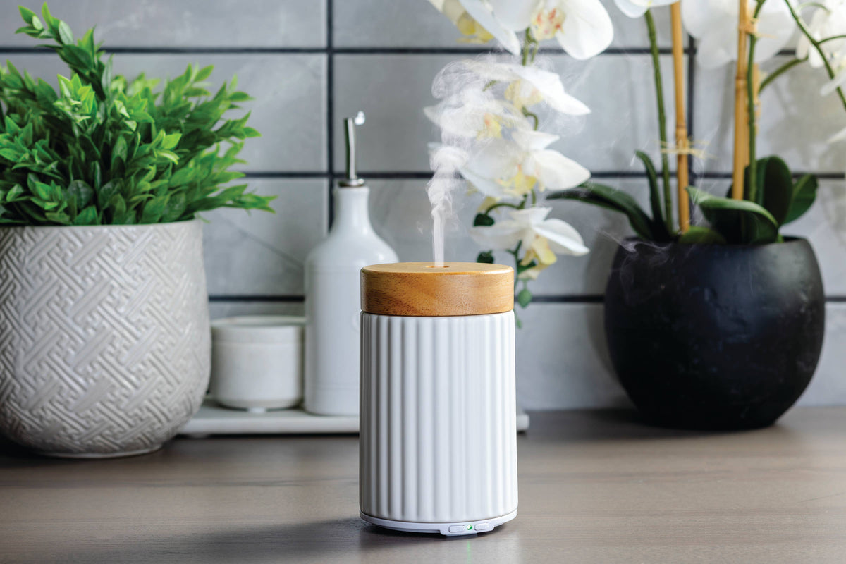 Wood & Ceramic Ultra Sonic Essential Oil Diffuser