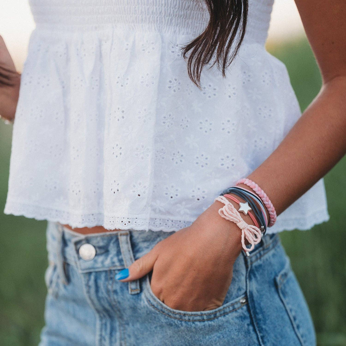 Hair Tie + Bracelet - Wish