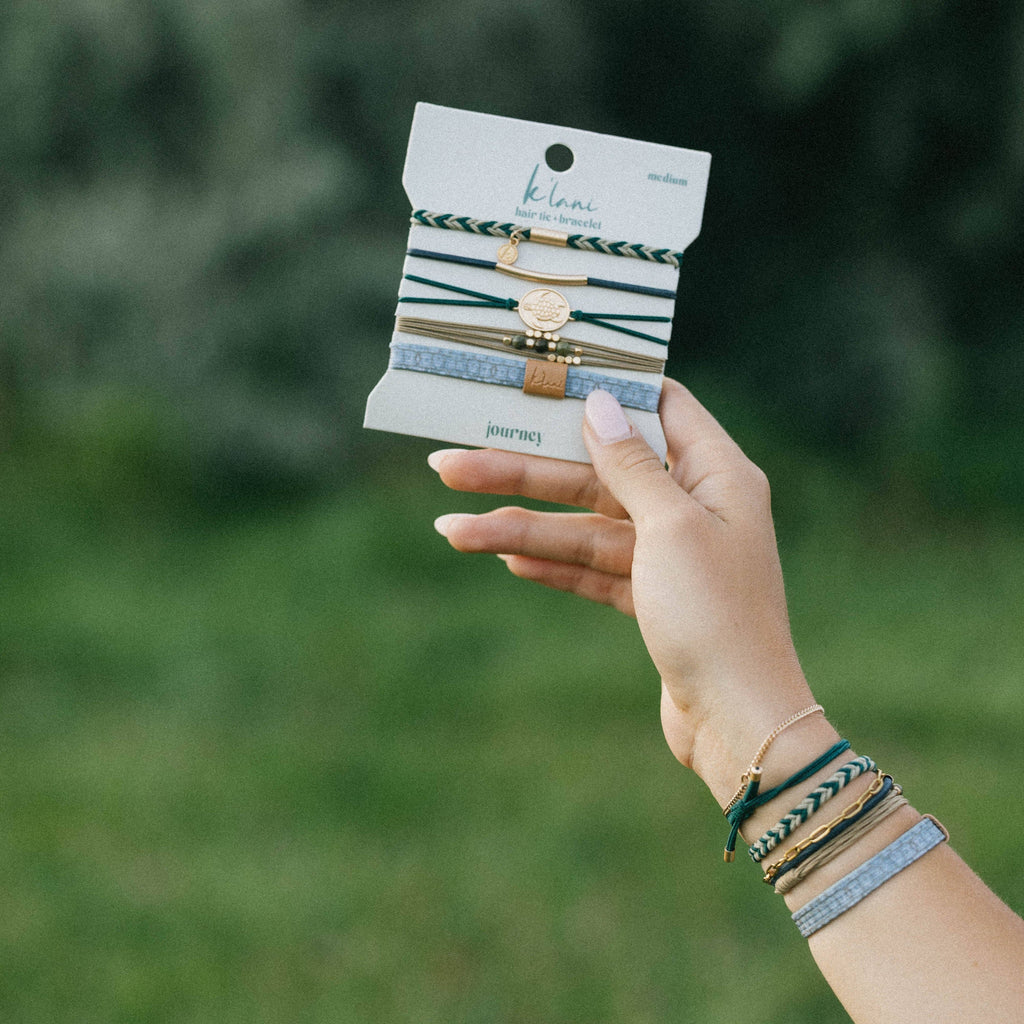 Hair Tie + Bracelet - Journey