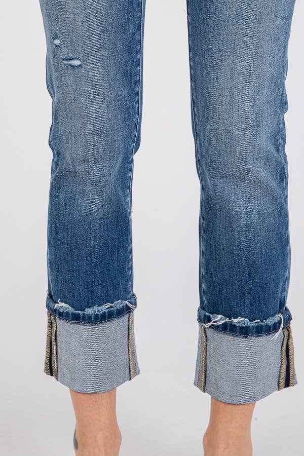 Bad Hem Cuffed Jeans
