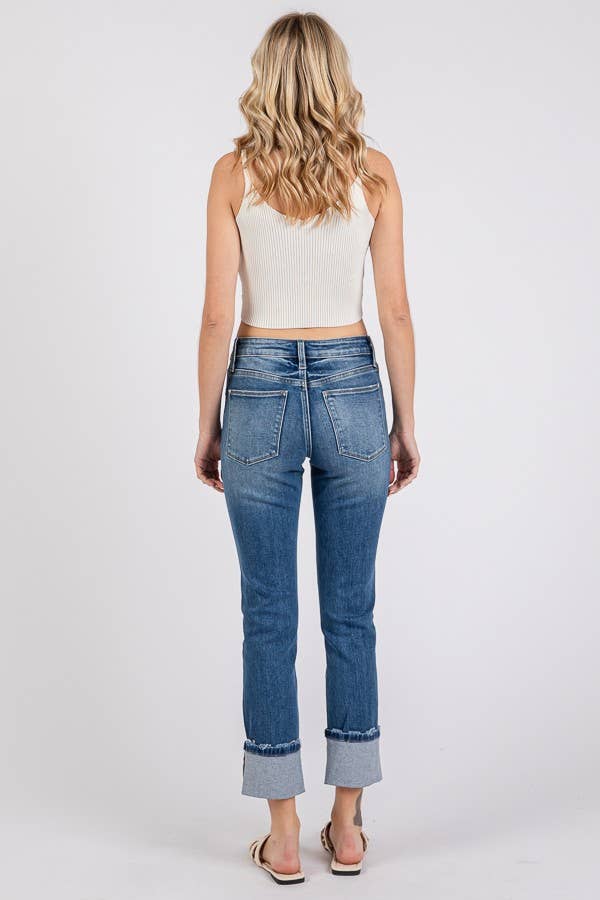 Bad Hem Cuffed Jeans