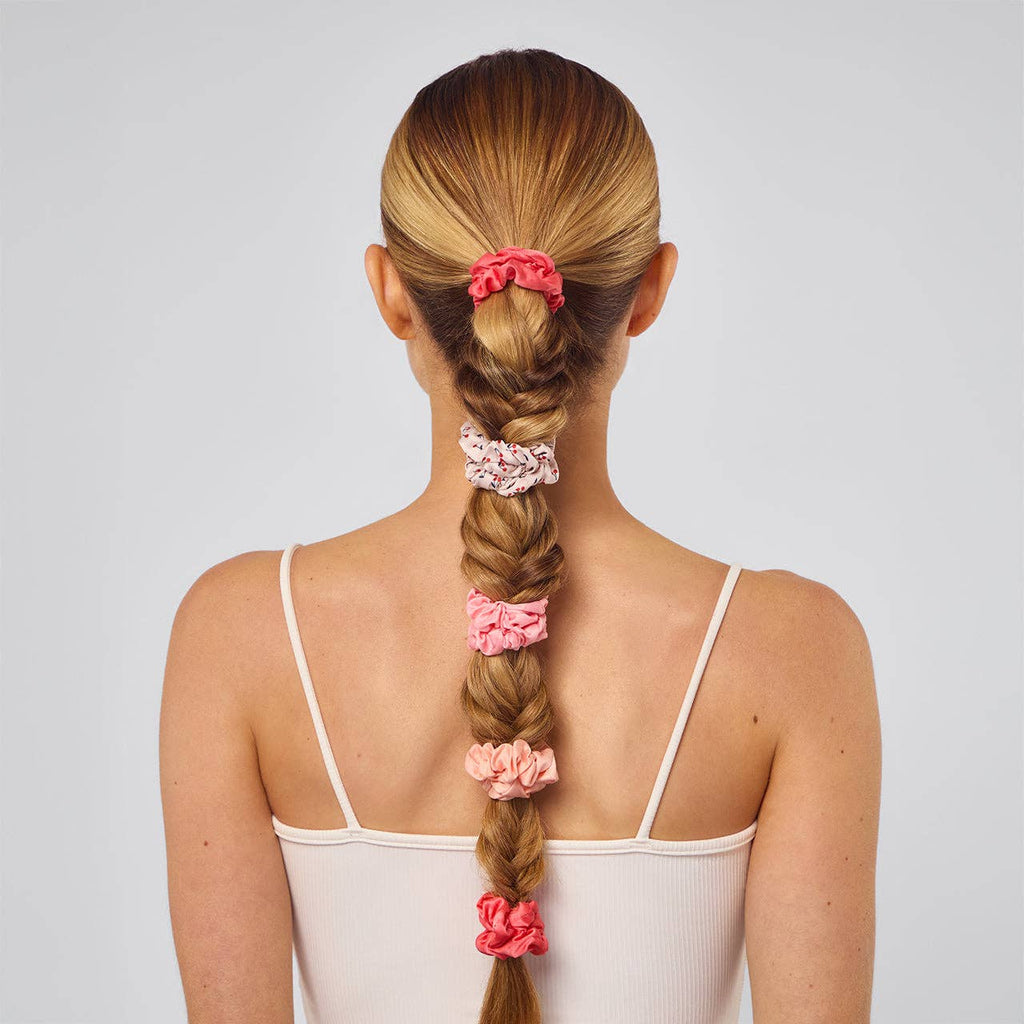 Ruched Satin Scrunchies