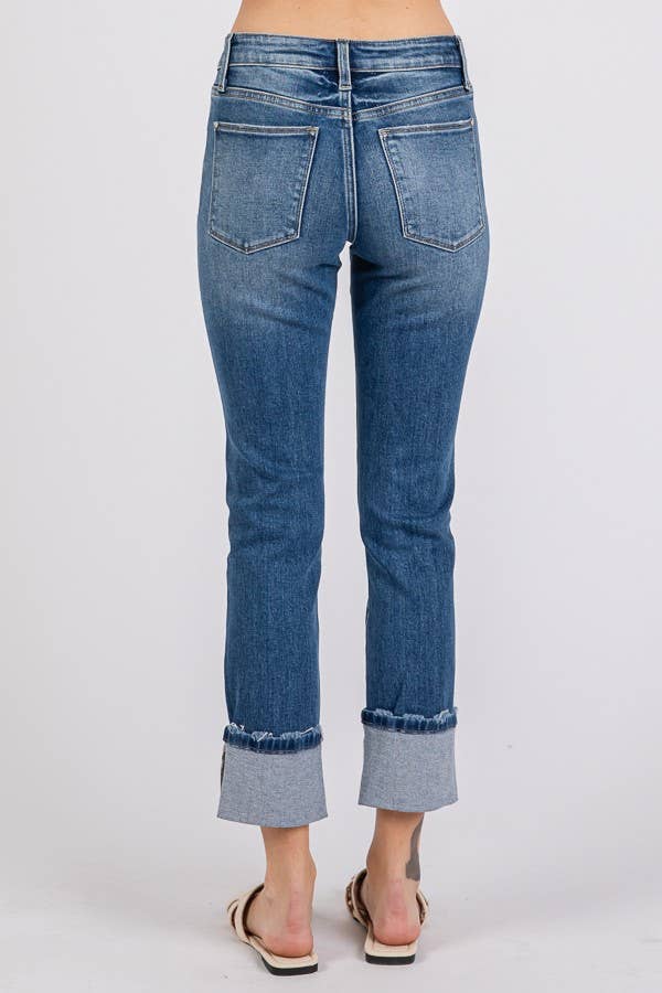Bad Hem Cuffed Jeans