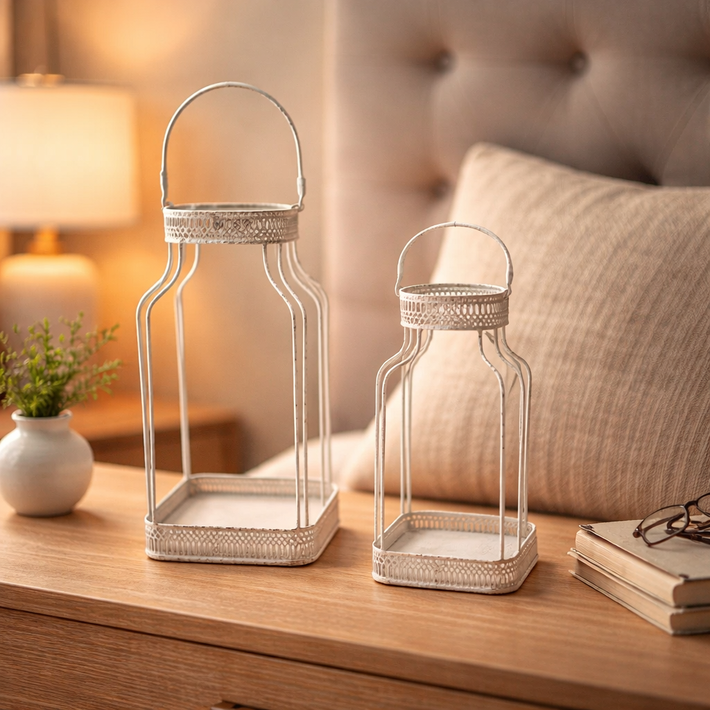 Milk Lanterns Set of 2