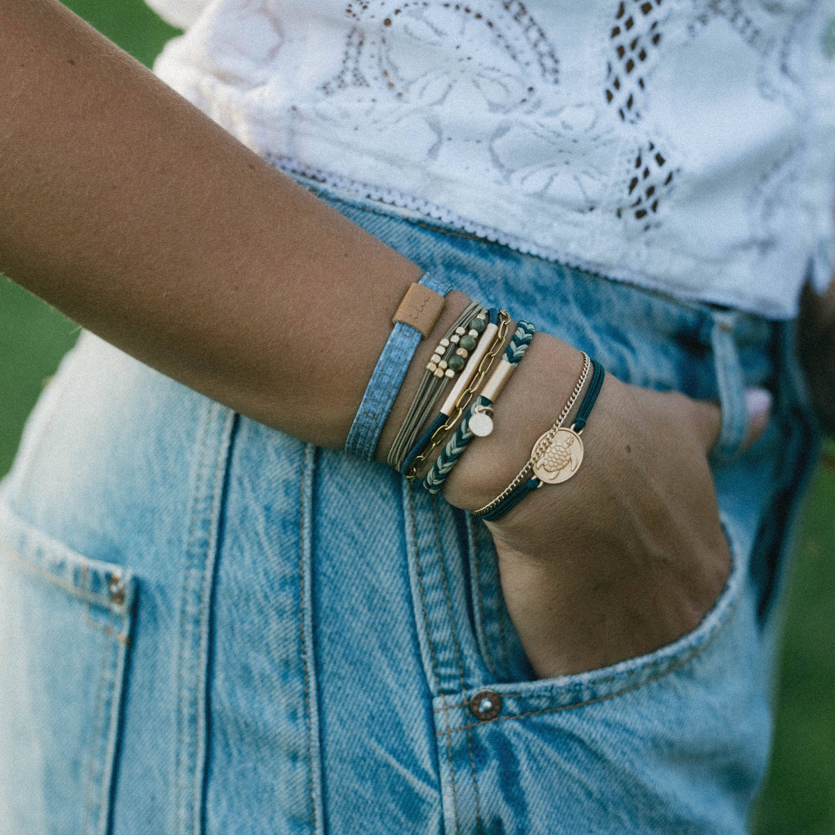 Hair Tie + Bracelet - Journey