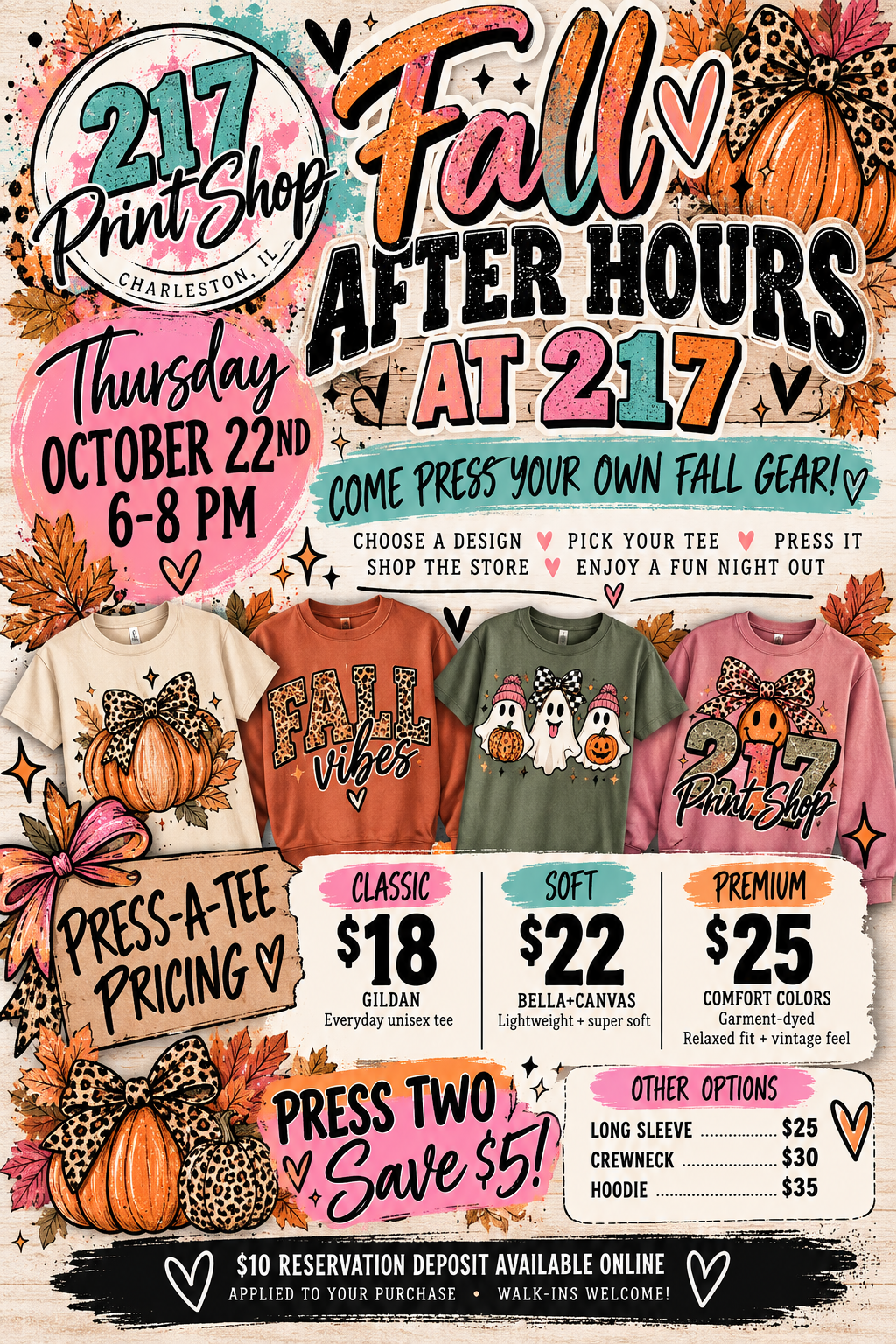 After Hours at 217 - Press A Tee Night