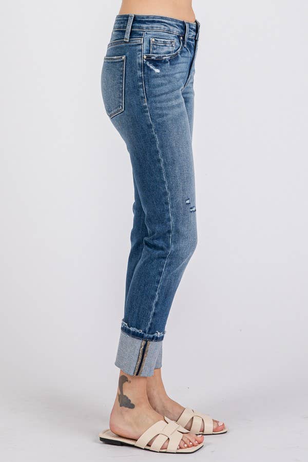 Bad Hem Cuffed Jeans