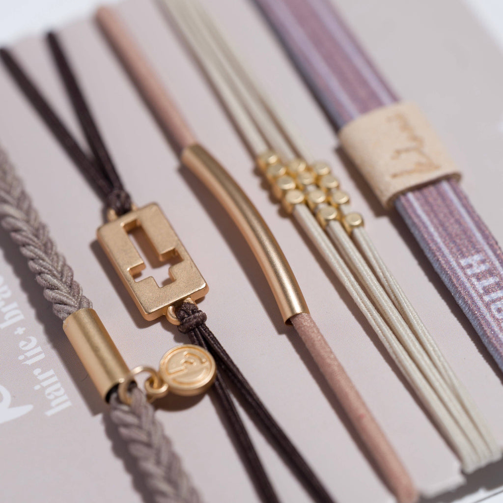 Hair Tie + Bracelet - Faith